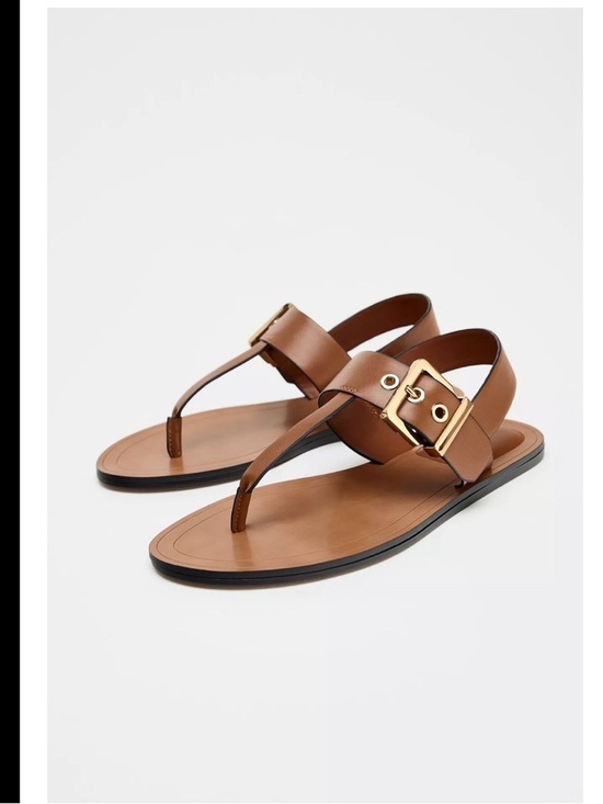 Zara Flat Buckle Sandals! - Picture 7 of 12
